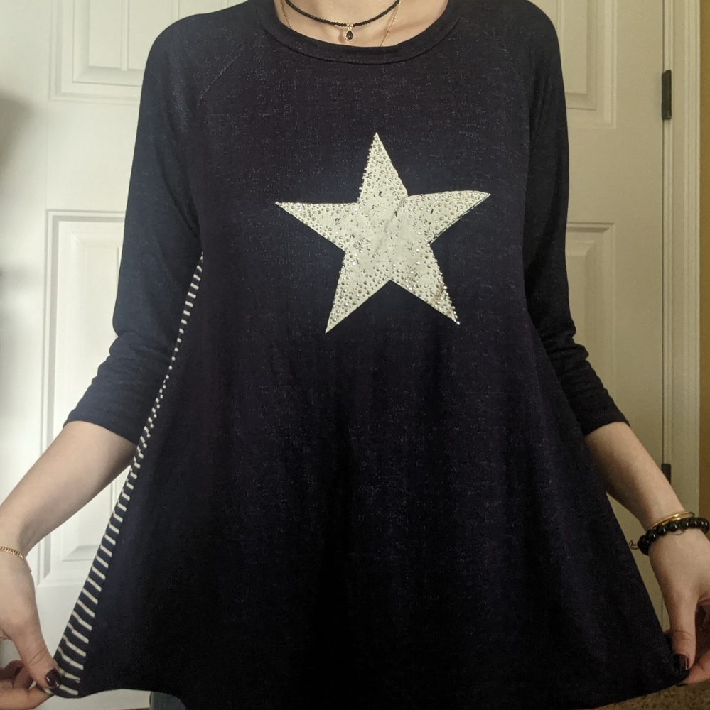 y2k NWT ND Star Shirt